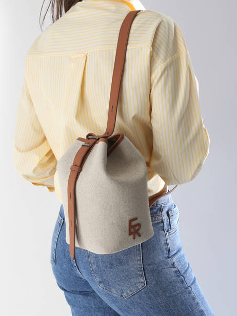 Sac BandouliÃ¨re Sac Ã  Dos S Cavalier Toile Etrier Beige cavalier toile ECLT126S vue secondaire 2