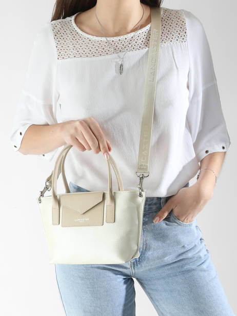 Sac BandouliÃ¨re Maya Cuir Lancaster Beige maya 88 vue secondaire 1