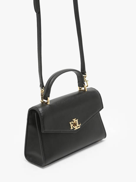 Sac Ã  Main Farrah Cuir Lauren ralph lauren Noir farrah 31968761 vue secondaire 2