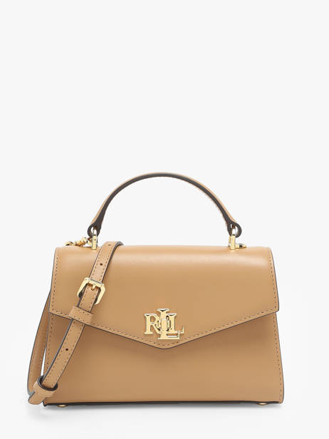 Sac Ã  Main Farrah Cuir Lauren ralph lauren Beige farrah 31968761