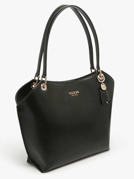 Sac PortÃ© Ã©paule Eco Evaine Polyurethane Guess Noir eco evaine VG953523 vue secondaire 2