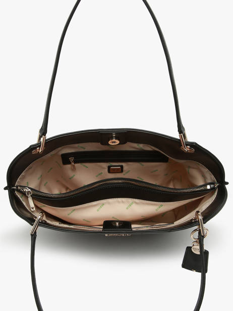 Sac PortÃ© Ã©paule Eco Evaine Polyurethane Guess Noir eco evaine VG953523 vue secondaire 3