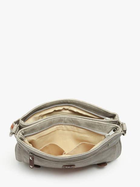 Sac BandouliÃ¨re Basic Miniprix Gris basic DD874 vue secondaire 2