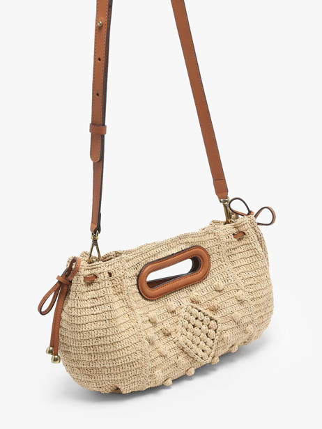 Sac BandouliÃ¨re Raphia Raphia Gerard darel Beige raphia DBS08454 vue secondaire 2