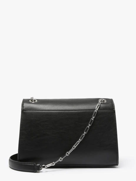 Sac BandouliÃ¨re Ck Chain Polyester RecyclÃ© Calvin klein jeans Noir ck chain K612810 vue secondaire 4