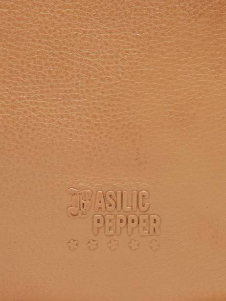 Sac BandouliÃ¨re Cow Cuir Basilic pepper Marron cow BCOW73 vue secondaire 5
