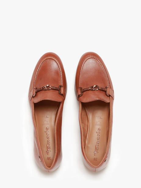 Mocassins En Cuir Tamaris Marron accessoires 44 vue secondaire 4
