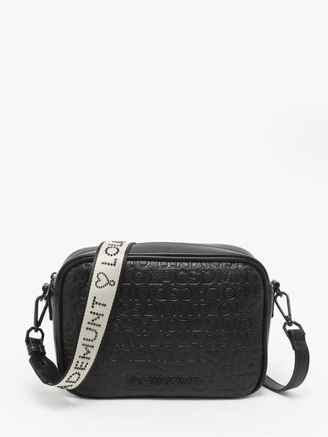 Sac BandouliÃ¨re Logo Lola casademunt Noir logo 65