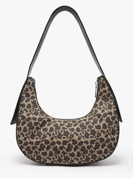 Sac PortÃ© Ã©paule Leopard Polyester Vanessa wu Multicolore leopard MA0131 vue secondaire 4