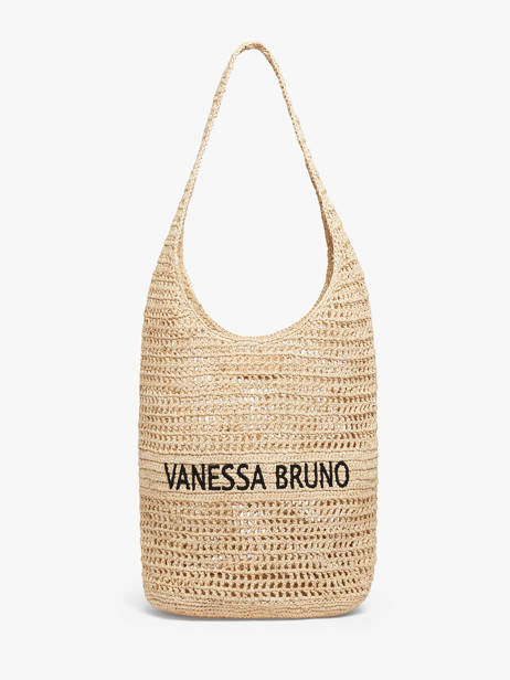 Sac PortÃ© Ã©paule Cabas Raphia Raphia Vanessa bruno Beige cabas raphia 60V40890
