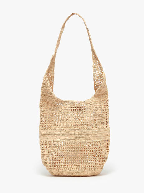 Sac PortÃ© Ã©paule Cabas Raphia Raphia Vanessa bruno Beige cabas raphia 60V40890 vue secondaire 4