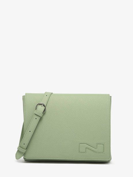 Leather Brugge Crossbody Bag Nathan baume Green n city 2