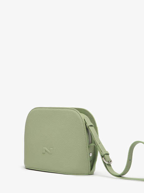 Sac BandouliÃ¨re Lilou Cuir Nathan baume Vert egee 2 vue secondaire 2