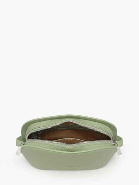 Sac BandouliÃ¨re Lilou Cuir Nathan baume Vert egee 2 vue secondaire 3