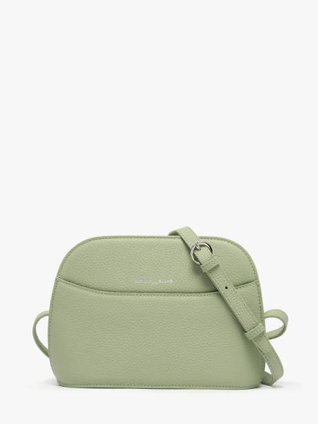 Sac BandouliÃ¨re Lilou Cuir Nathan baume Vert egee 2 vue secondaire 4