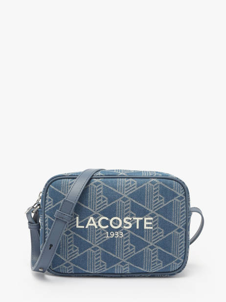 Sac BandouliÃ¨re Heritage Jacquard Coton Lacoste Bleu heritage jacquard NF5007HK