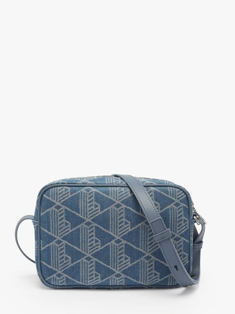 Sac BandouliÃ¨re Heritage Jacquard Coton Lacoste Bleu heritage jacquard NF5007HK vue secondaire 4