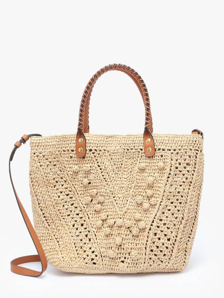 Sac PortÃ© Ã©paule Raphia Gerard darel Beige raphia DBS67454
