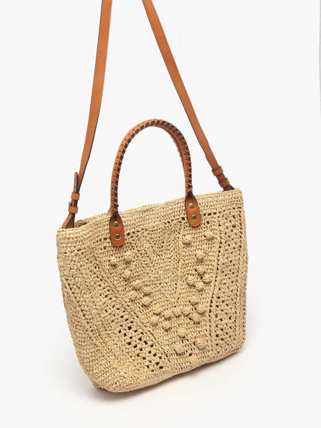 Sac PortÃ© Ã©paule Raphia Gerard darel Beige raphia DBS67454 vue secondaire 2