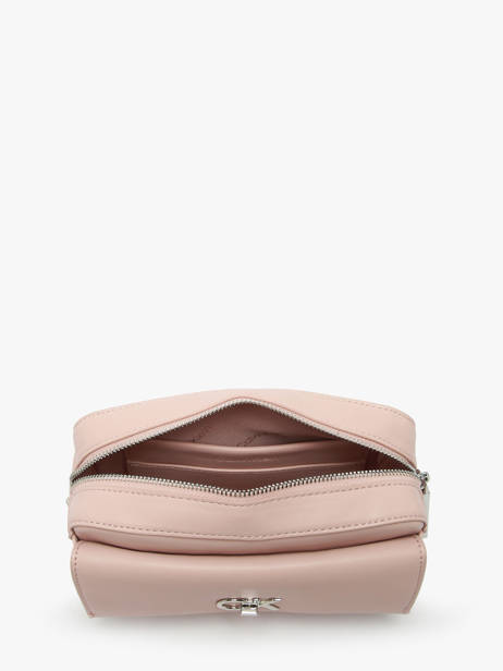 Sac BandouliÃ¨re Ck Pocket Polyester RecyclÃ© Calvin klein jeans Rose ck pocket K613089 vue secondaire 3