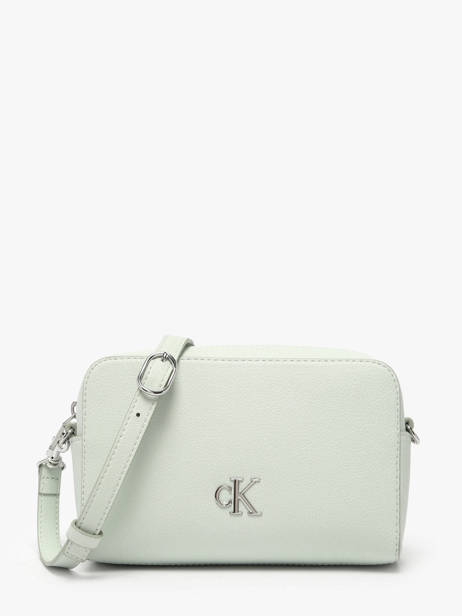 Sac BandouliÃ¨re Minimal Mono Polyester RecyclÃ© Calvin klein jeans Vert minimal mono 4K3162G