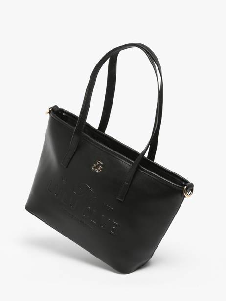 Sac Porté épaule Logo Lulu castagnette Noir logo YZEURE vue secondaire 2