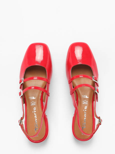 Ballerines Ã  Talon Tamaris Rouge women 44 vue secondaire 4