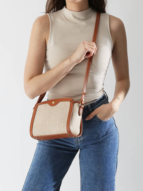 Sac BandouliÃ¨re Judy Hexagona Beige judy 6520143 vue secondaire 1