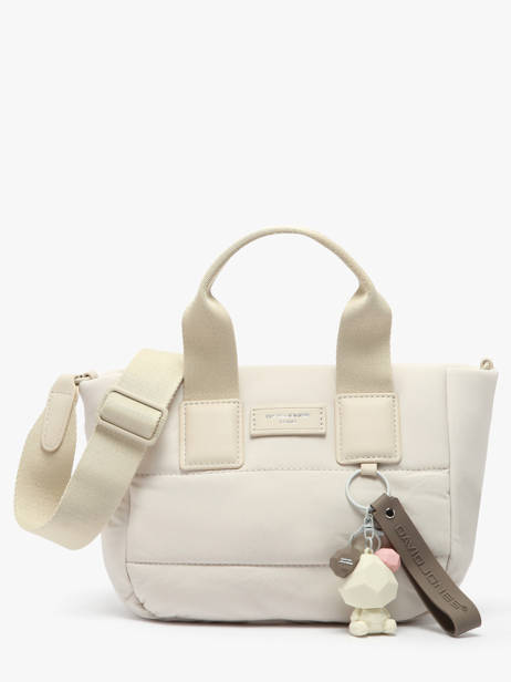 Sac BandouliÃ¨re Plum Polyester David jones Beige plum CM7478
