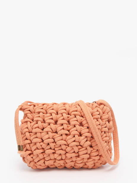 Sac BandouliÃ¨re Crochet Le voyage en panier Orange crochet PM854 vue secondaire 4