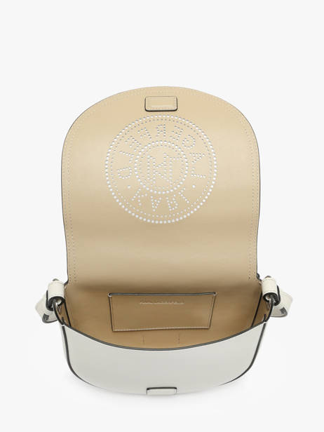 Sac BandouliÃ¨re K Circle Cuir Karl lagerfeld Beige k circle A1W30212 vue secondaire 3