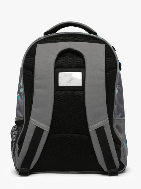 Sac Ã  Dos 2 Compartiments Cameleon Gris actual PBBASD45 vue secondaire 4