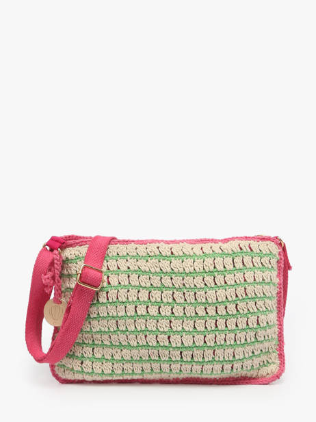 Sac Bandoulière Over The Rainbow Coton Le voyage en panier Vert over the rainbow PM871