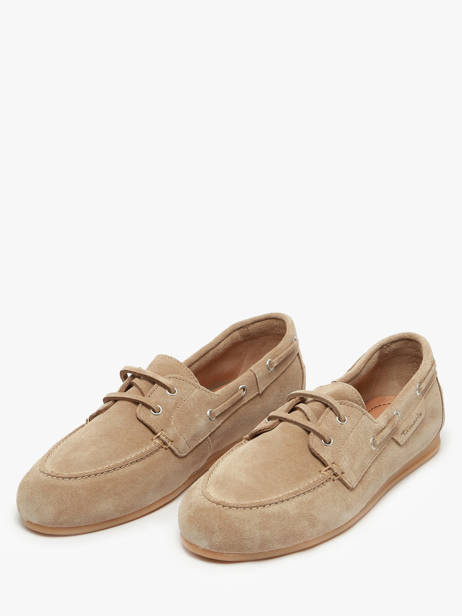 Chaussures Bateau En Cuir Tamaris Beige accessoires 44 vue secondaire 2