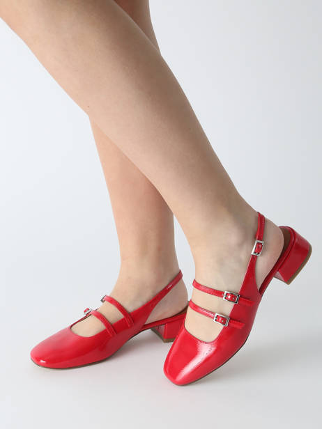 Ballerines Ã  Talon Tamaris Rouge women 44 vue secondaire 1