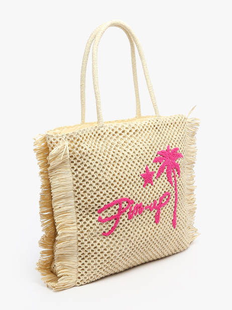 Sac Porté épaule Cabas Gerard pasquier Beige cabas P25034 vue secondaire 2