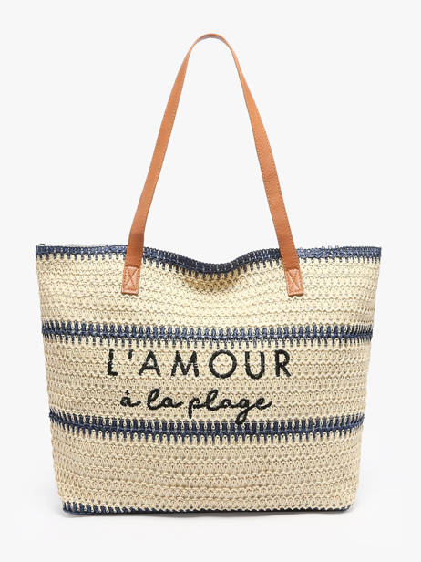 Sac PortÃ© Ã©paule Cabas Polyester Gerard pasquier Bleu cabas P25022