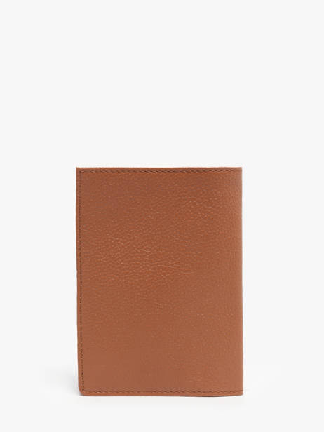 Ã‰tui Passeport Madras Cuir Etrier Marron madras EMAD025 vue secondaire 2