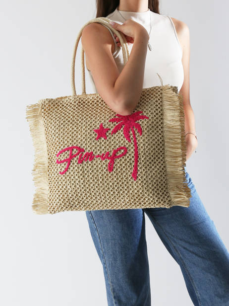 Sac Porté épaule Cabas Gerard pasquier Beige cabas P25034 vue secondaire 1