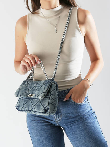 Sac Bandoulière Jean Miniprix Bleu jean MM25262 vue secondaire 1