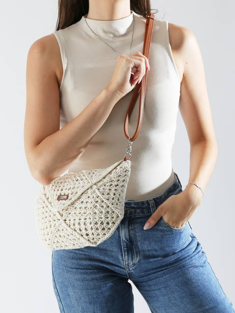 Sac Bandoulière Eva Les tropeziennes Beige eva TZ02 vue secondaire 1