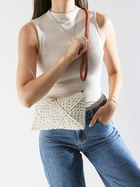 Sac Bandoulière Eva Les tropeziennes Beige eva TZ03 vue secondaire 1