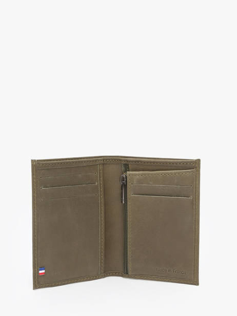Portefeuille Porte-monnaie Oil Cuir Etrier Vert oil EOIL5007 vue secondaire 1