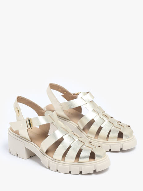 Sandals Bayla In Leather Les tropeziennes Gold women BAYLA other view 1