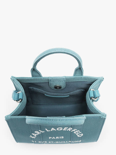 Shoulder Bag Rsg Cotton Karl lagerfeld Blue rsg A1W50118 other view 3