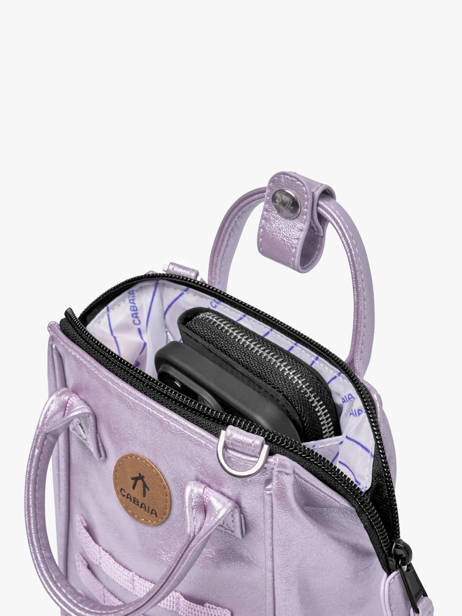 Nano Bag Crossbody 1 Compartment Cabaia Violet adventurer NANOBAG other view 1