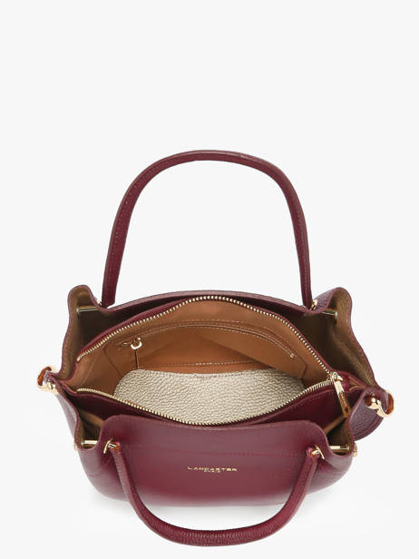 Sac à Main Foulonne Double Cuir Lancaster Rouge foulonne double 18 vue secondaire 2