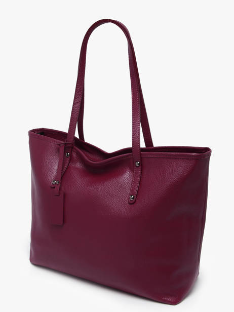 Sac Cabas A4 Caviar Cuir Milano Rouge caviar CA19111N vue secondaire 1