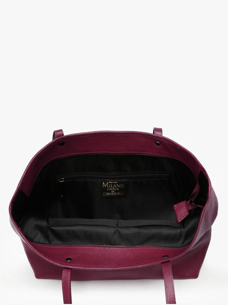 Sac Cabas A4 Caviar Cuir Milano Rouge caviar CA19111N vue secondaire 2