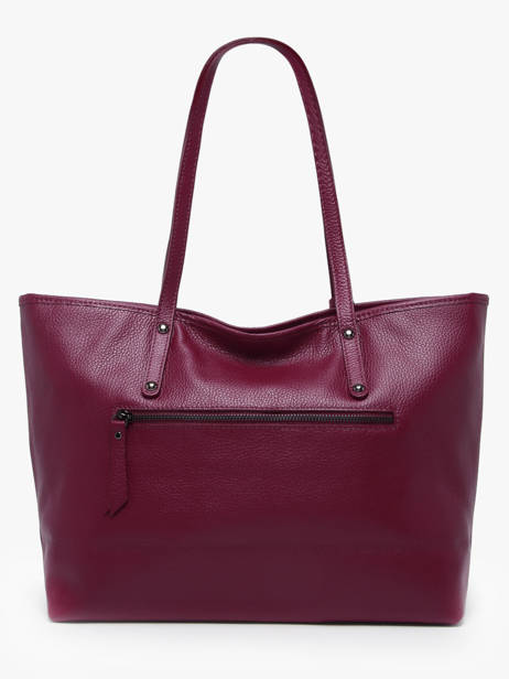 Sac Cabas A4 Caviar Cuir Milano Rouge caviar CA19111N vue secondaire 3